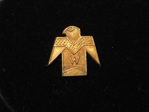 OA Wagion Lodge Tie Tac