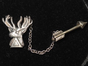 OA Cuyahoga Lodge Silver Vigil Totem Pin