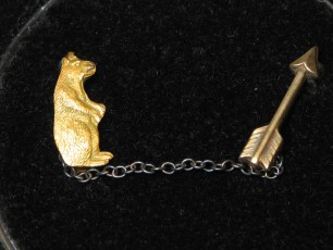 OA Kiskakon Lodge # 75 Gold Brotherhood Totem Pin