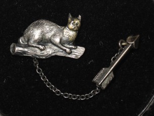 OA Lynx Lodge Silver Brotherhood Totem Pin