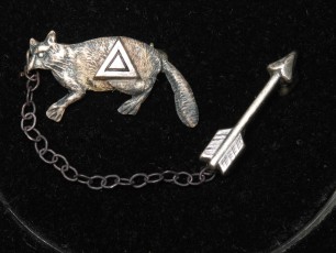 OA Nawakwa Lodge # 3 Silver Vigil Totem Pin