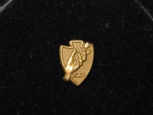 OA Owasippe Lodge # 7 Gold Totem Pin