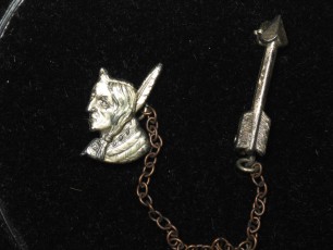 OA Tonkawampus Lodge Silver Brotherhood Totem Pin