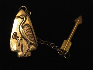 Unalachtigo Lodge # 411 Gold Brotherhood Totem Pin